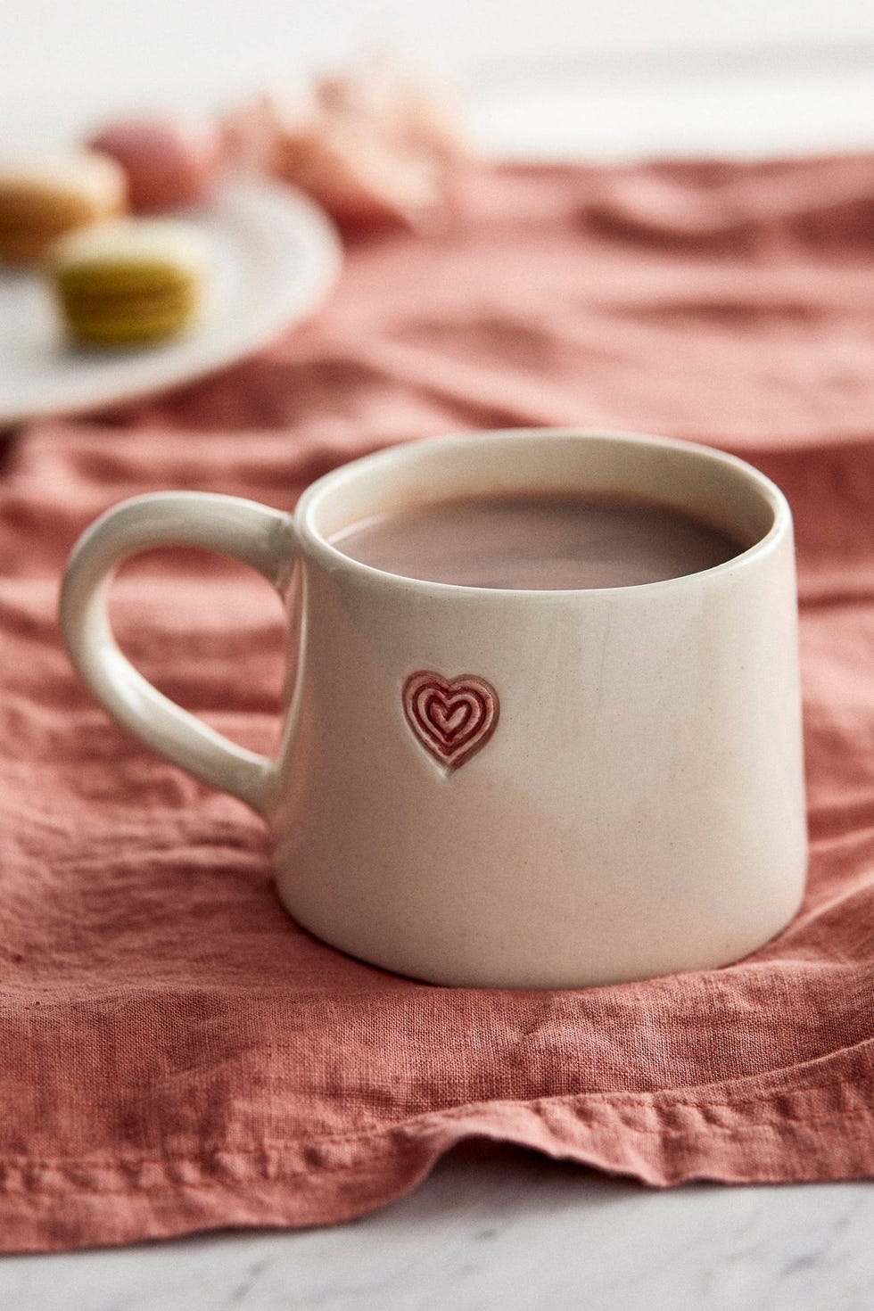 Ringed Heart Coffee Mug 