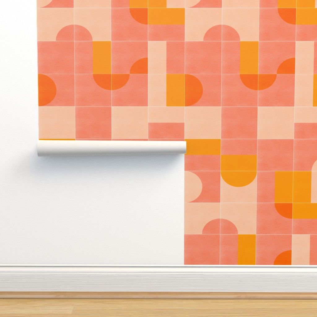 Retro Tiles 03 Wallpaper bydesigndn