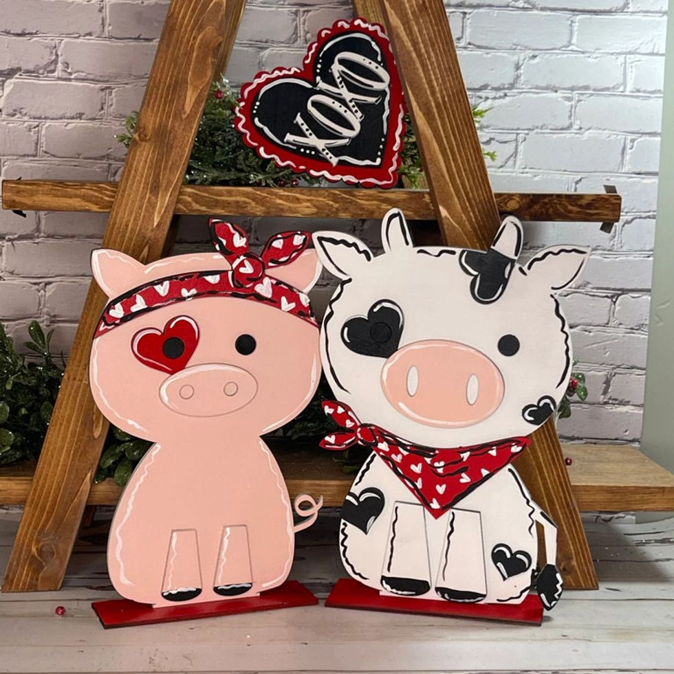 DIY Valentine Farm Animals Kit
