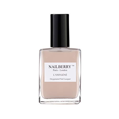 Nailberry L'Oxygéné Oxygenated Nail Lacquer | Au naturel, 15 ml | Polish for a Healthier Manicure & Long Lasting Colour | 12-Free, Vegan, Halal, Cruelty & Gluten Free