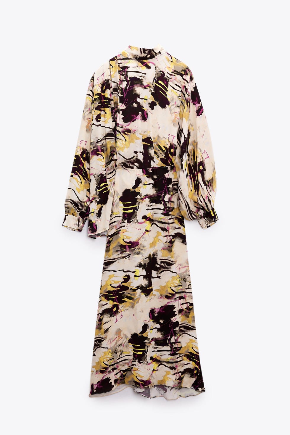 Vestido midi estampado