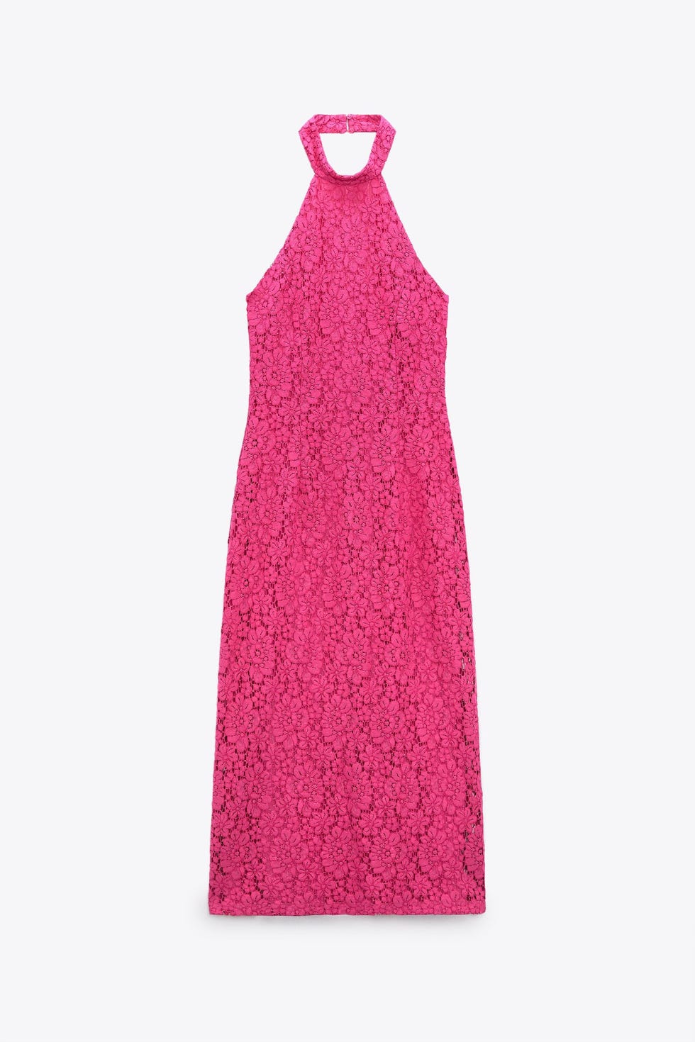 VESTIDO HALTER ENCAJE