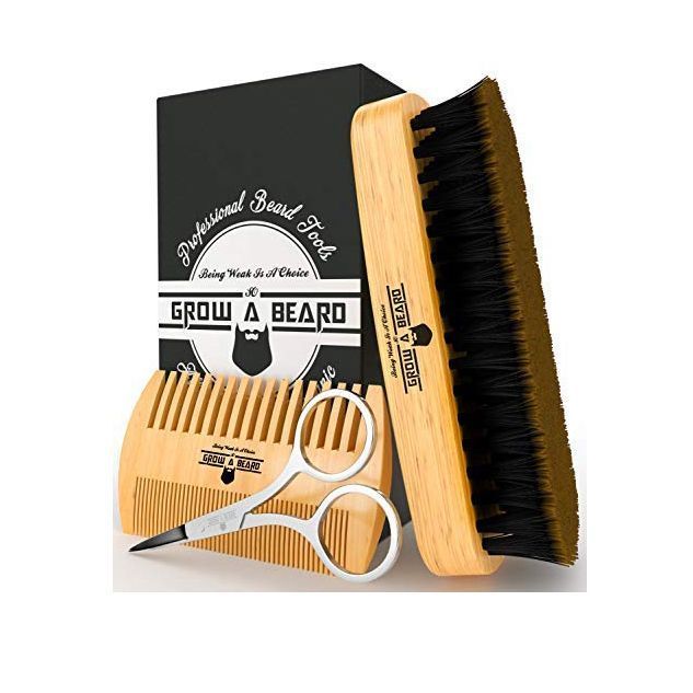 Comb and Brush Beard Set