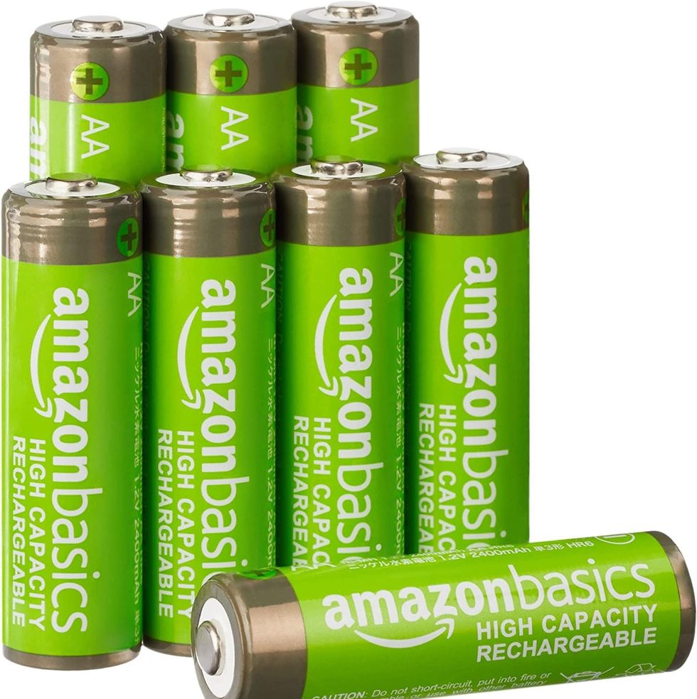 Basics AA High-Capacity Rechargeable Batteries (8-Pack) Pre-charged