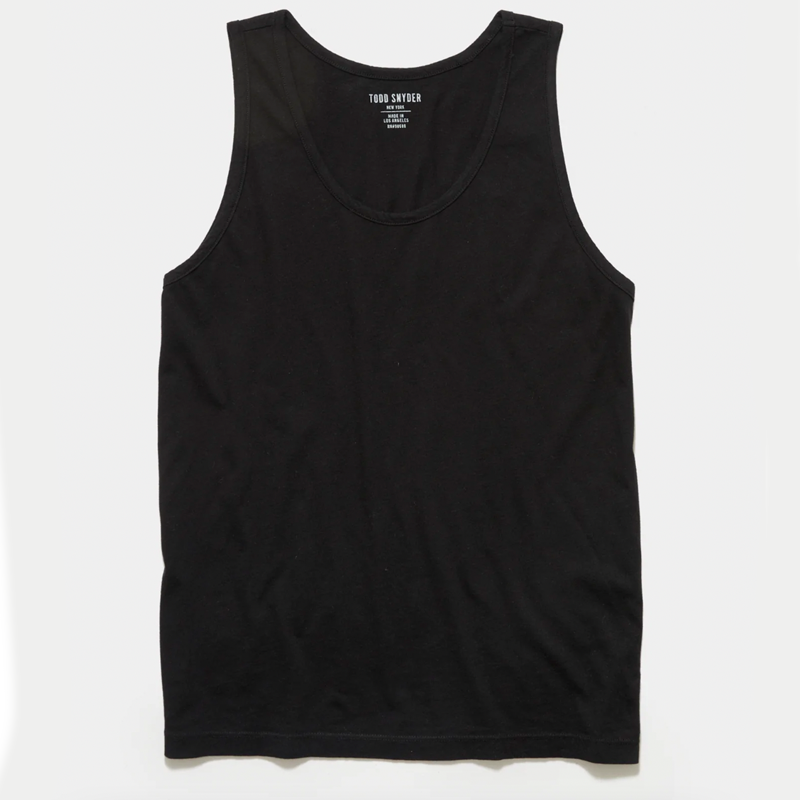 Mens 100% Cotton Tank Top A-Shirt Wife Beater Undershirt Ribbed Black 6  Pack (3 Black 3 White, Small) at  Men's Clothing store