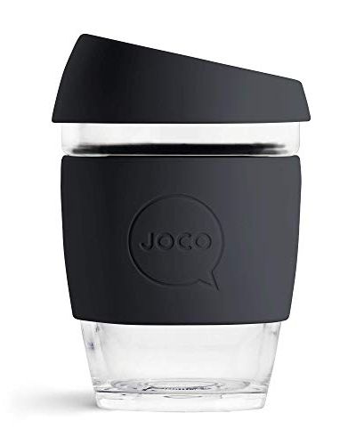 JOCO Glass Reusable 12-Ounce Coffee Cup
