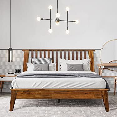 Kaylin Wooden Bed Frame with Headboard (Queen)