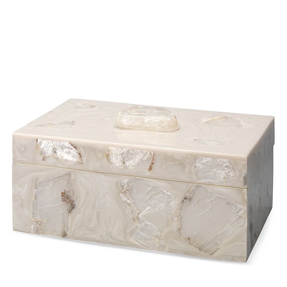 Parthenon Stone Box - Pearl