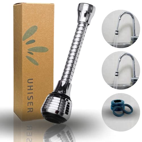 Aireador de grifo con alargador flexible