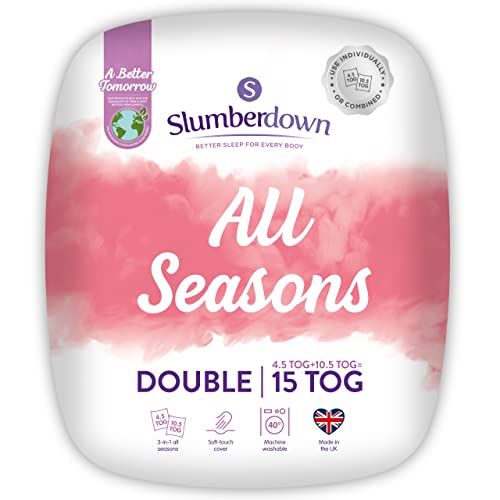 Slumberdown All Seasons Duvet, 15 Tog (4.5 Tog + 10.5 Tog)
