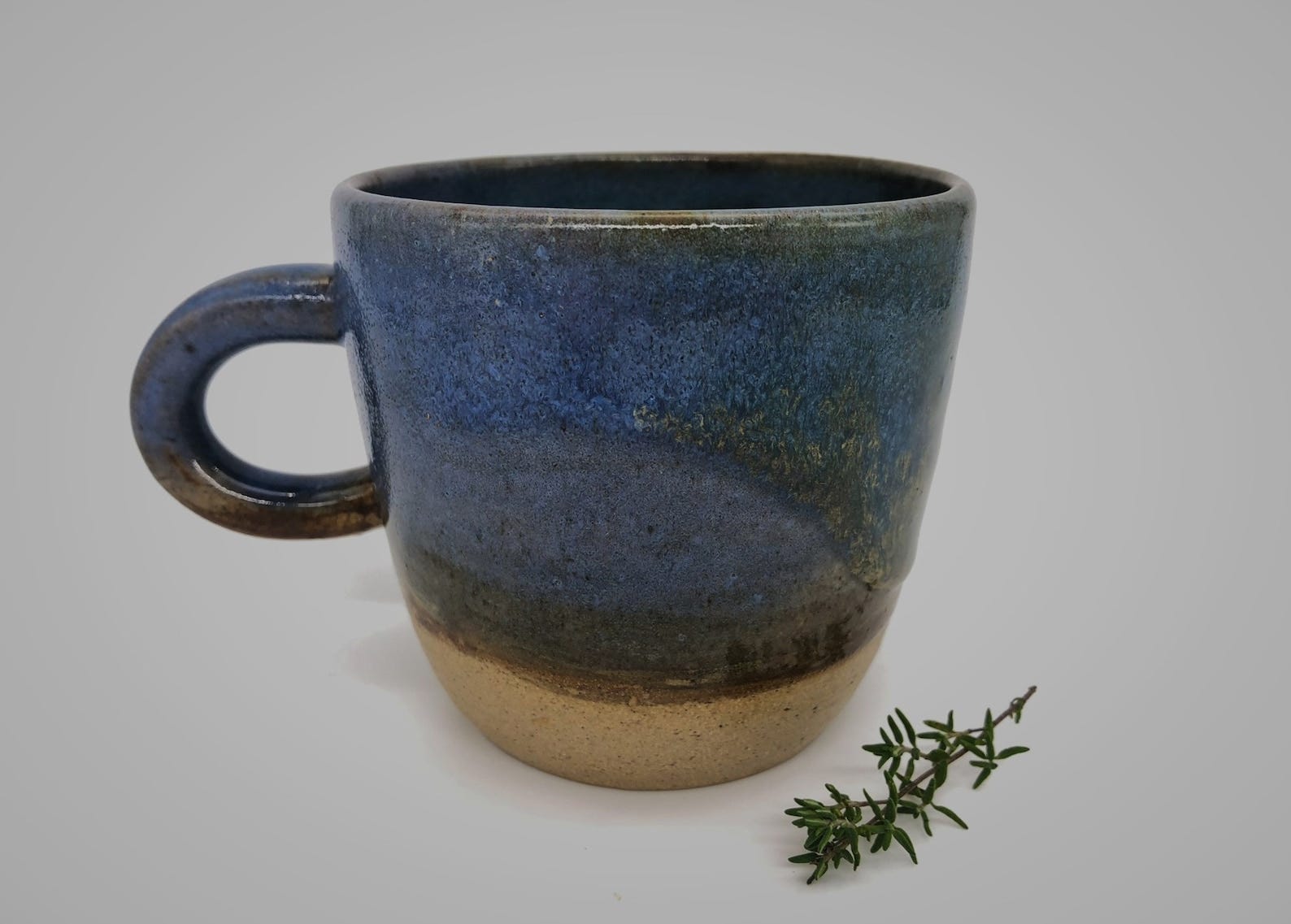 Rustic Stoneware Clay Mug