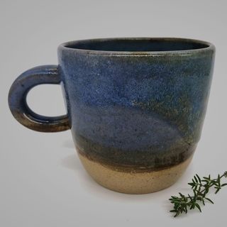 Rustic Stoneware Clay Mug