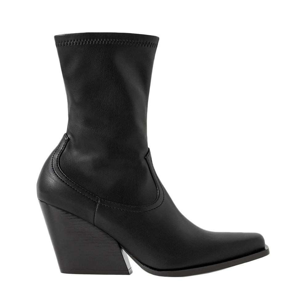 Cowboy Vegetarian Leather Ankle Boots