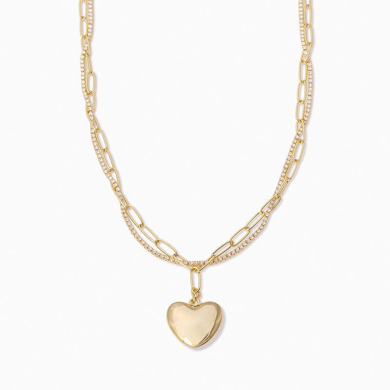 Chain and Heart Necklace