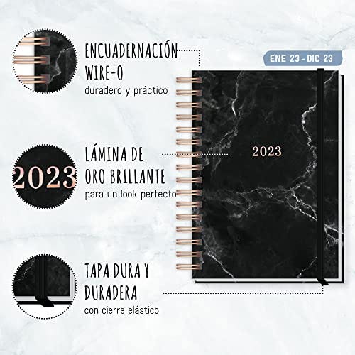Agenda efecto mármol 2023