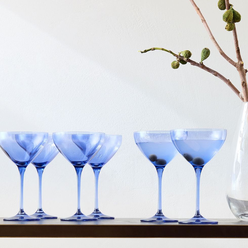 Afina Martini Glasses Set of 6 | JoyJolt