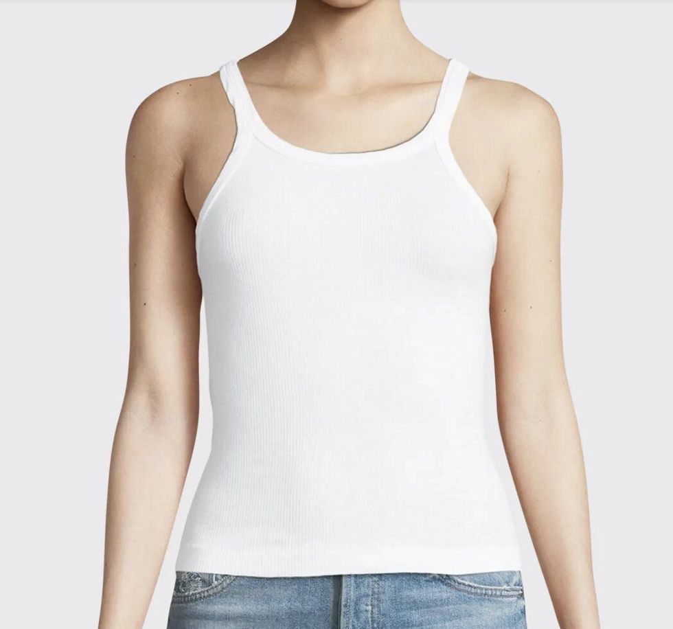 RE/DONE Ribbed Cotton-Jersey Tank