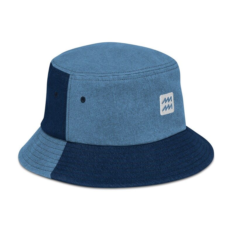 Aquarius Denim Bucket Hat
