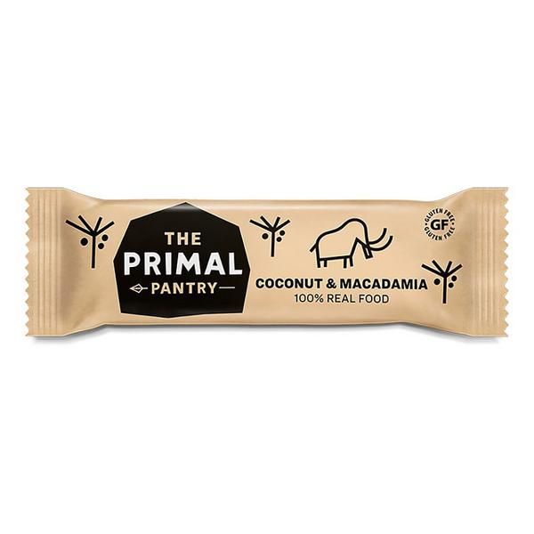 The Primal Pantry Coconut & Macadamia Paleo Snackbar Primal Pantry dairy free, Gluten Free, Vegan 45g