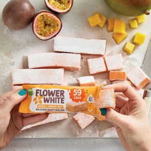 Flower & White - Mallow Bar - Mango and Passion Fruit
