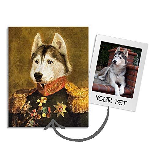 Custom Pet Portrait Canvas Print