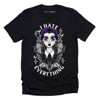 Wednesday Addams-inspiriertes „I Hate Everything“-T-Shirt