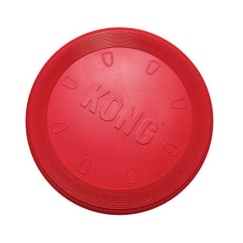 Frisbee de caucho resistente para perros