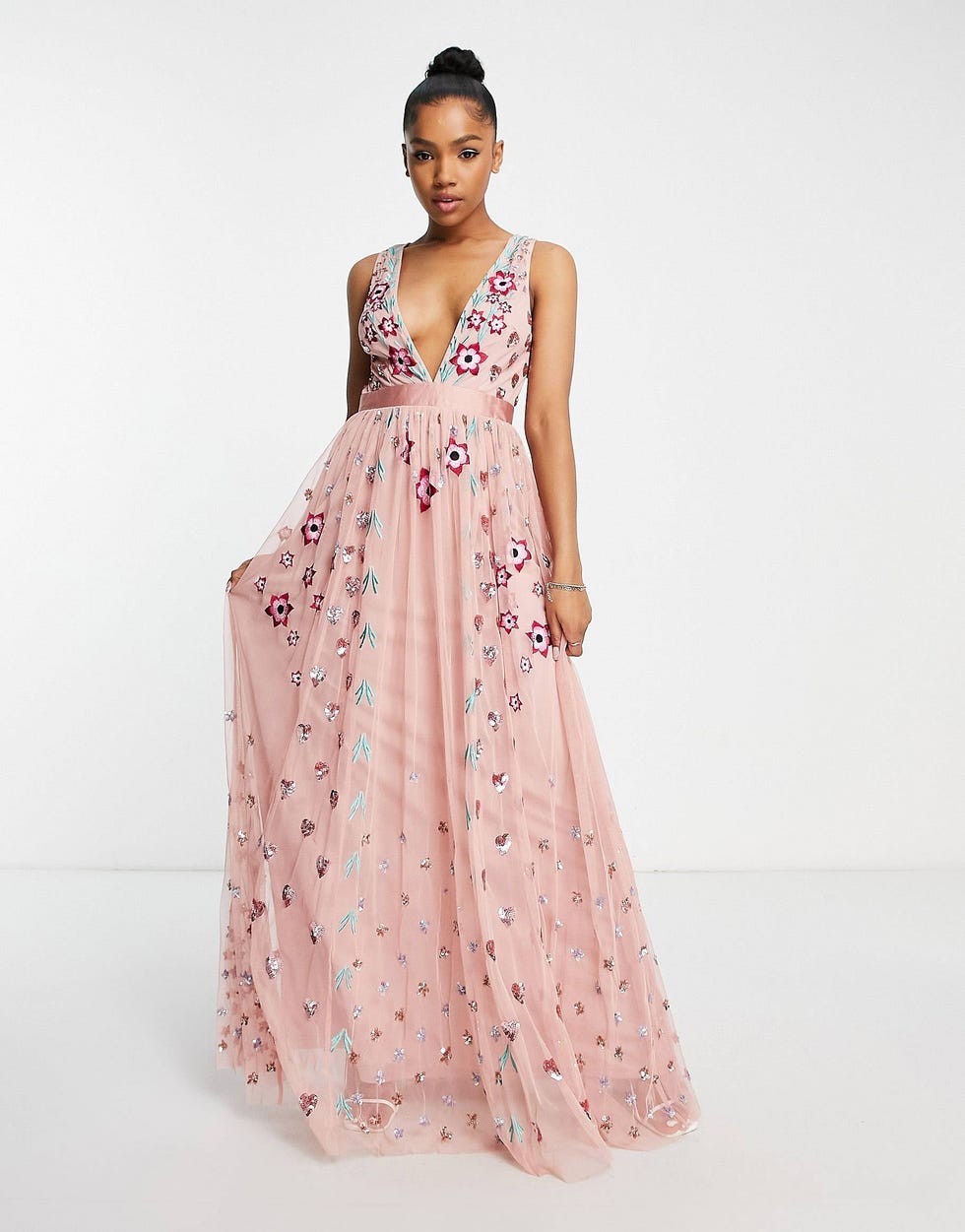 Embellished Maxi Dress