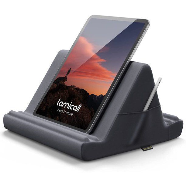 Phone Holder Multifunction Tablet Pc Bracket Aluminum Alloy Dark Gray  Foldable For Ipad Pro