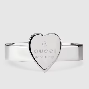 Trademark Ring with Heart Pendant