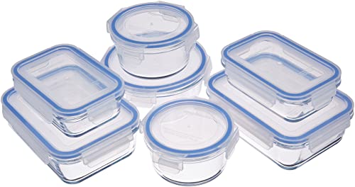 Amazon Basics Airtight Glass Food Storage Container Set