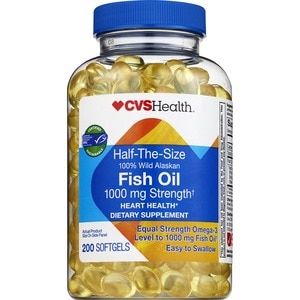 CVS Health Half-The-Size Fish Oil Softgels