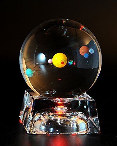 Solar System 3D Crystal Ball 