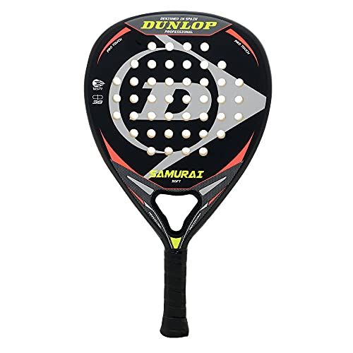PADEL NUESTRO Dunlop Samurai Soft Padel Racquet + Overgrip Included / Best Multipurpose Racquets for Men Women and Junior / High Control and Power in Every Shot of Balls