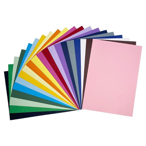 Coloured Paper Card A4 - 100 Sheet Pack, 230 gsm