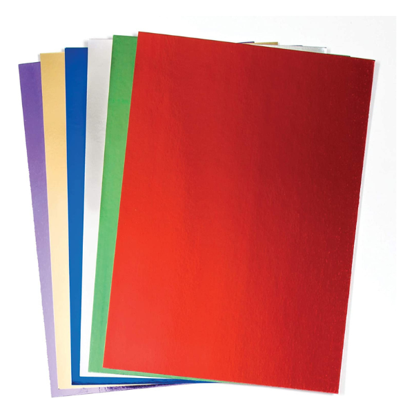 A4 Metallic Card Sheets - Pack of 20, 250 gsm