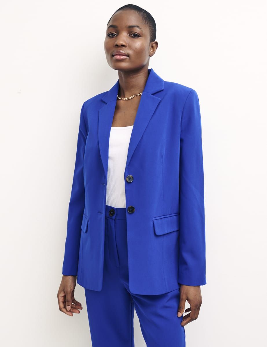 Blue 2025 womens blazer