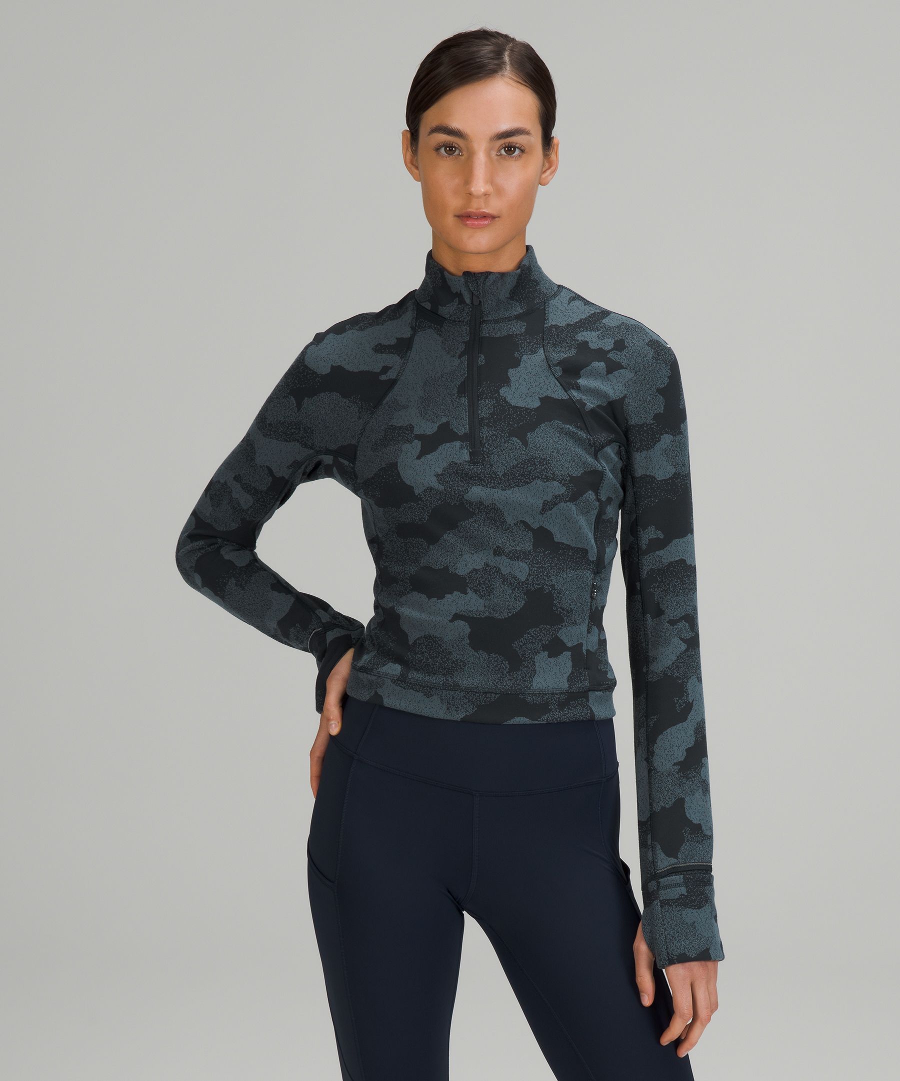 It's Rulu Run Cropped Half-Zip