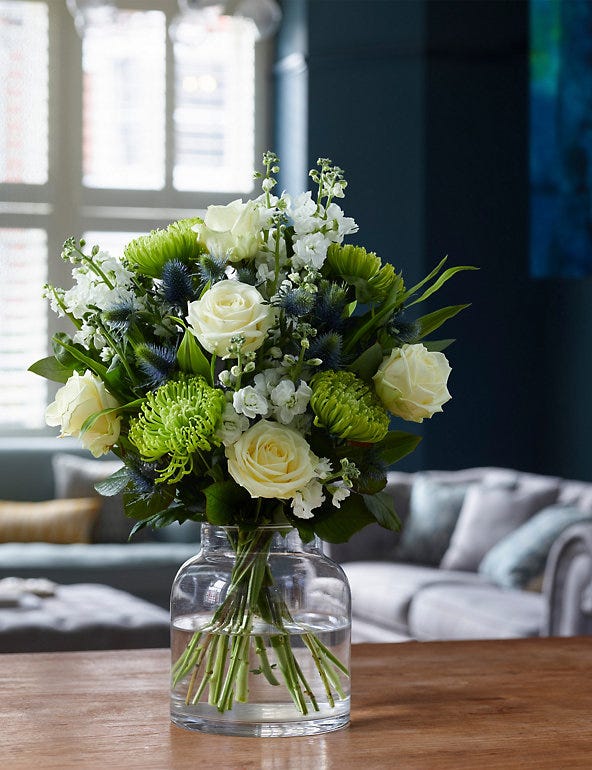 Rose & Seathistle Bouquet Rose & Seathistle Bouquet