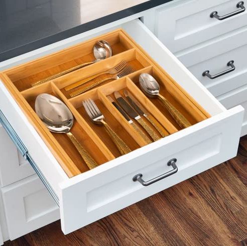 VARDA SOLUTIONS Drawer Divider Adjustable DIY Storage Organizer Separator  for Tidying Clutter Cutlery Makeup Clothes of Dresses, Desk & Box in  Kitchen
