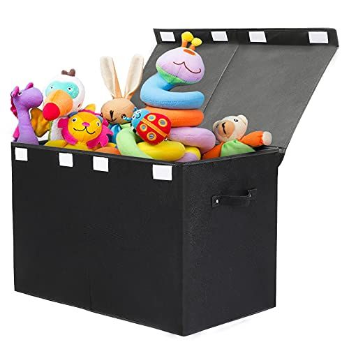 Large Toy Box Chest Storage with Flip-Top Lid