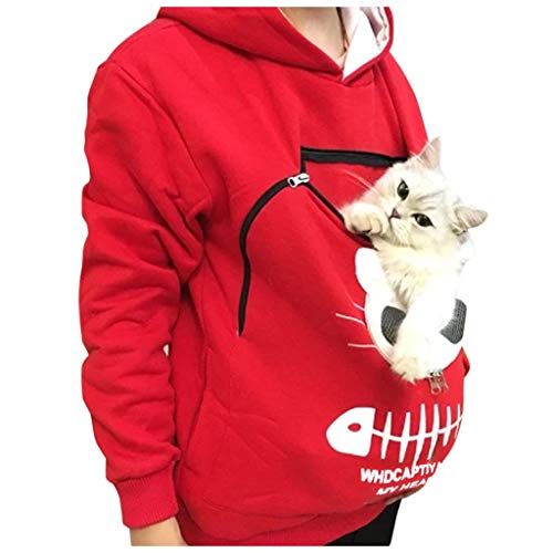 Sudadera con bolsillo para gatos new arrivals