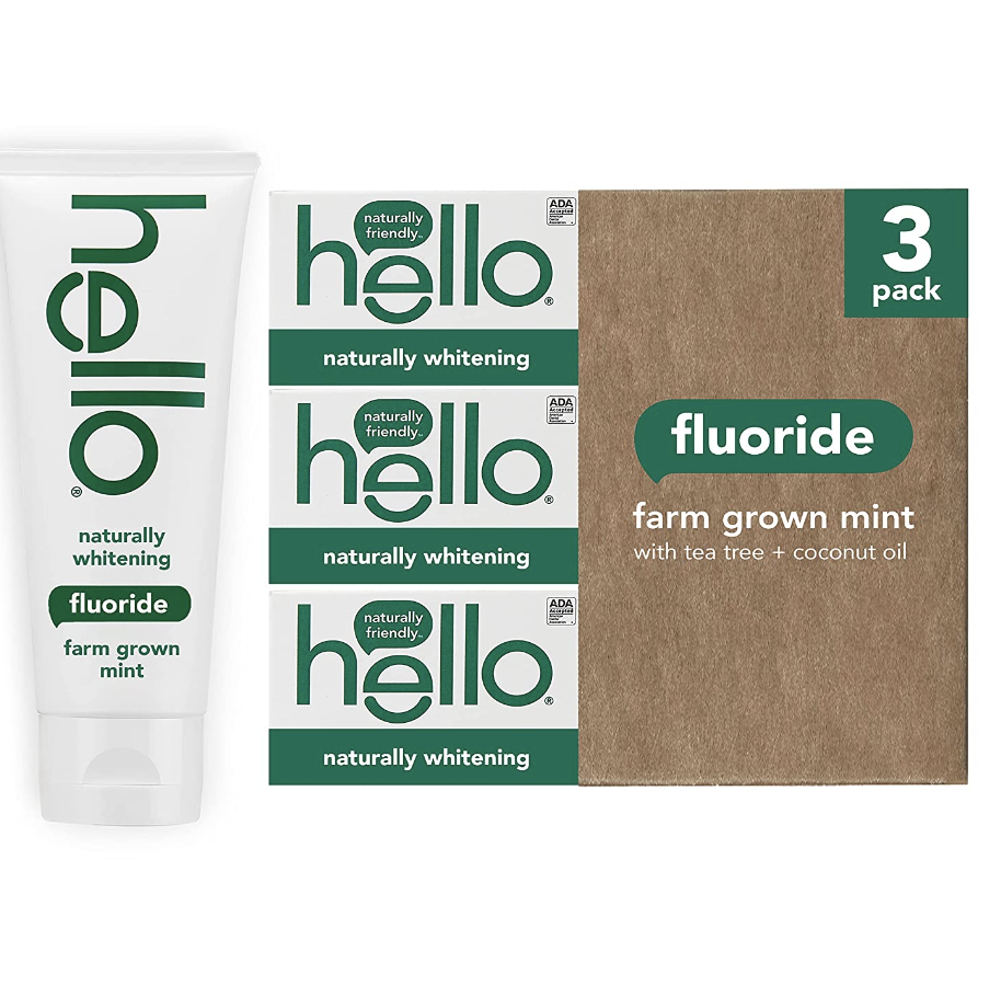 Naturally Whitening Fluoride Toothpaste (3-Pack)