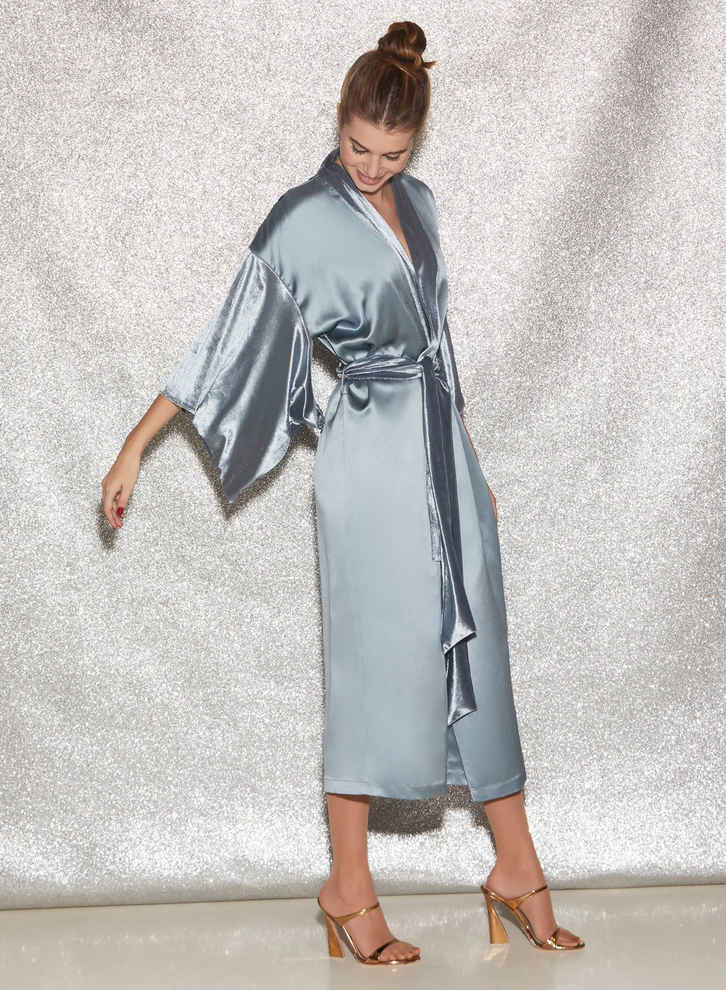 Beautiful hot sale silk robes