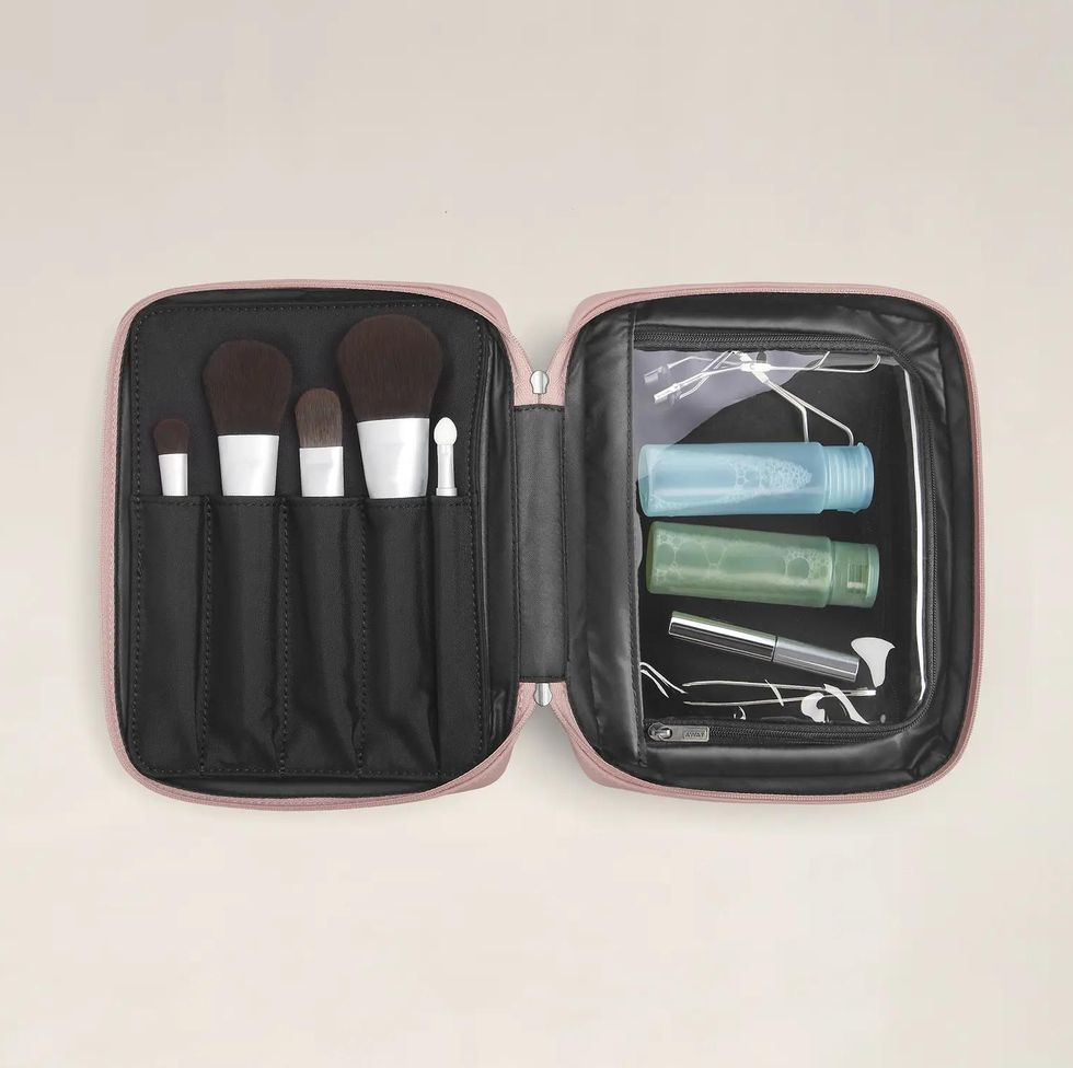 Two Piece Travel Brush Case Portable Makeup Brush Holder Travel Brush  Holder 