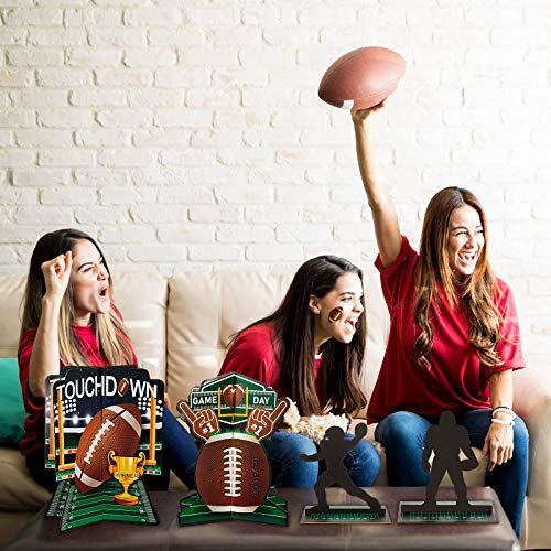 Decorate With Football Table Centerpieces 