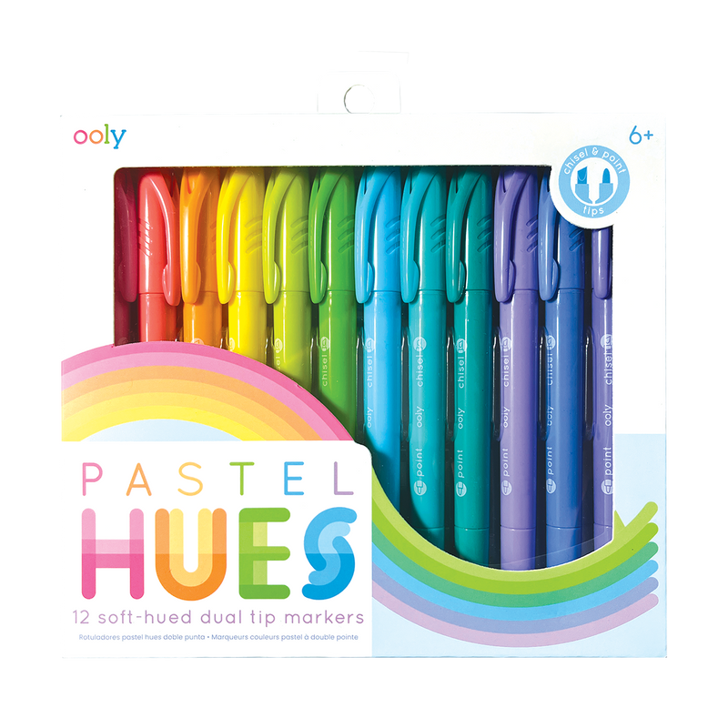 Pastel Dual Tipped Markers