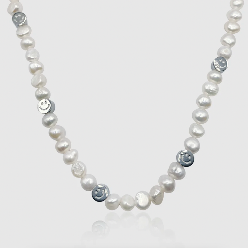 Smiley Real Pearl Necklace
