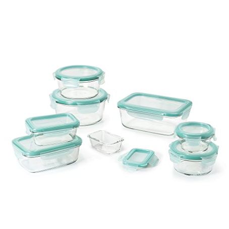 M MCIRCO 30 Pieces Glass Food Storage Containers with Upgraded Snap Locking  Lids,Glass Meal Prep Containers Set - Airtight Lunch Containers, Microwave,  Oven, Fr… in 2023