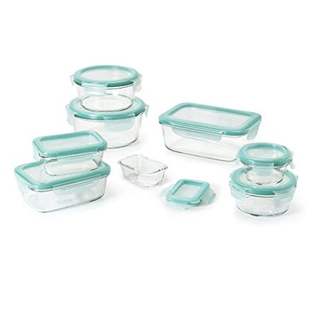 Good Grips 16-Piece Smart Seal Glass Food Storage Container Set Good Grips 16-Piece Smart Seal Glass Food Storage Container Set